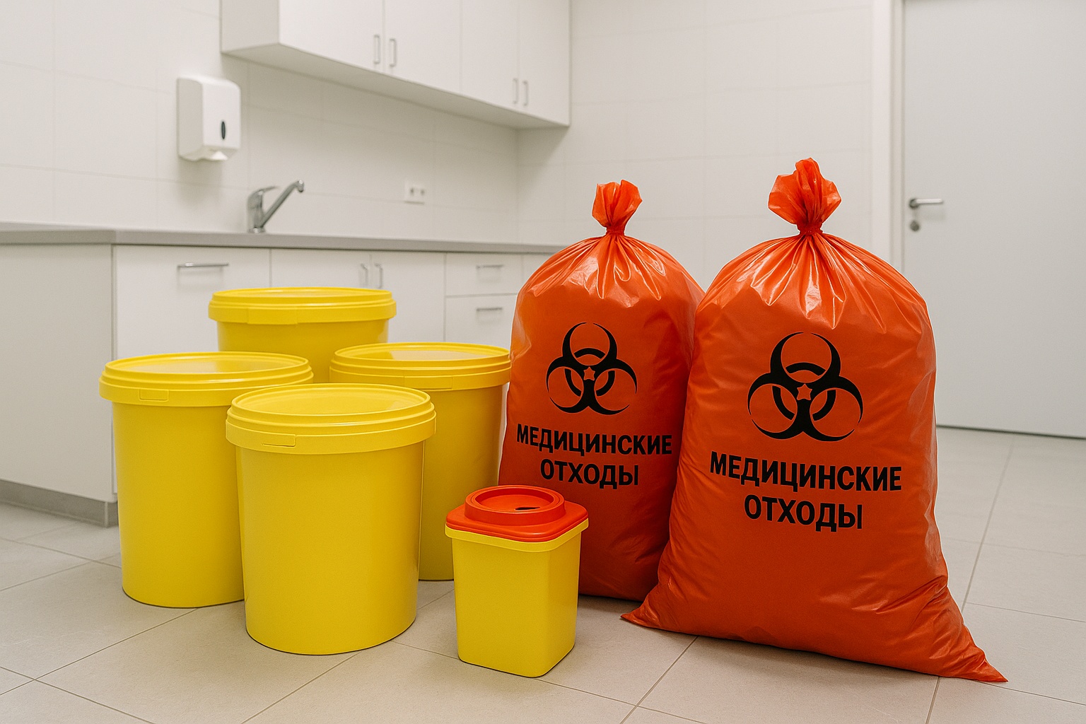 Утилизация медицинских отходов в малом бизнесе клиники и аптеки