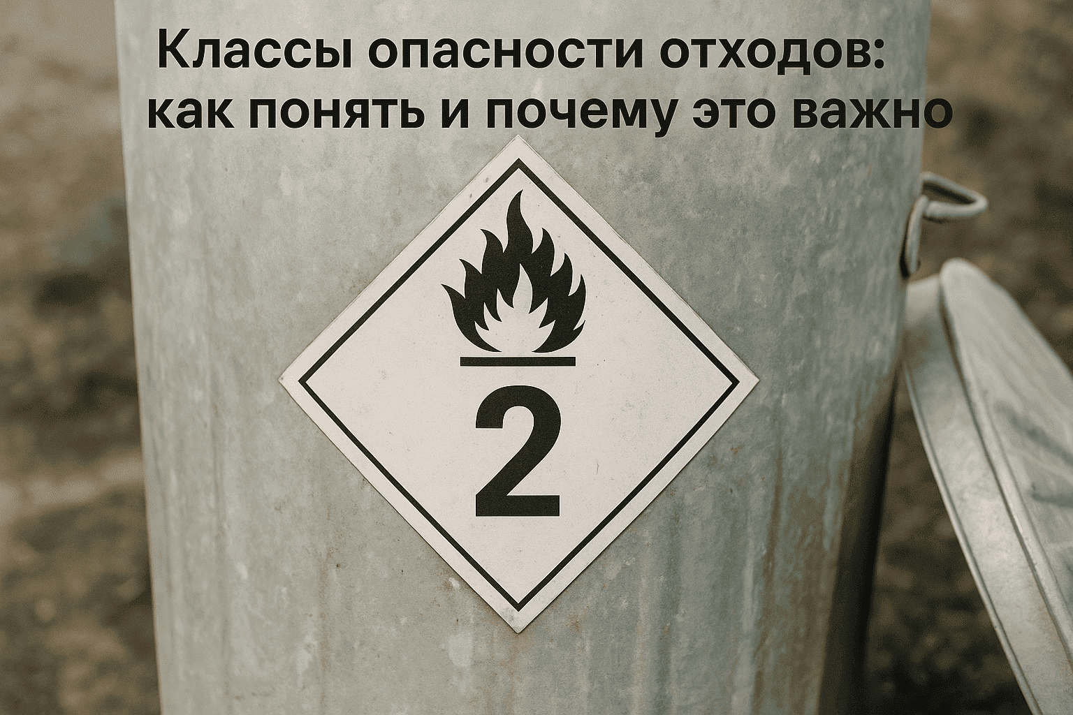 Классы опасности отходов как понять и почему это важно