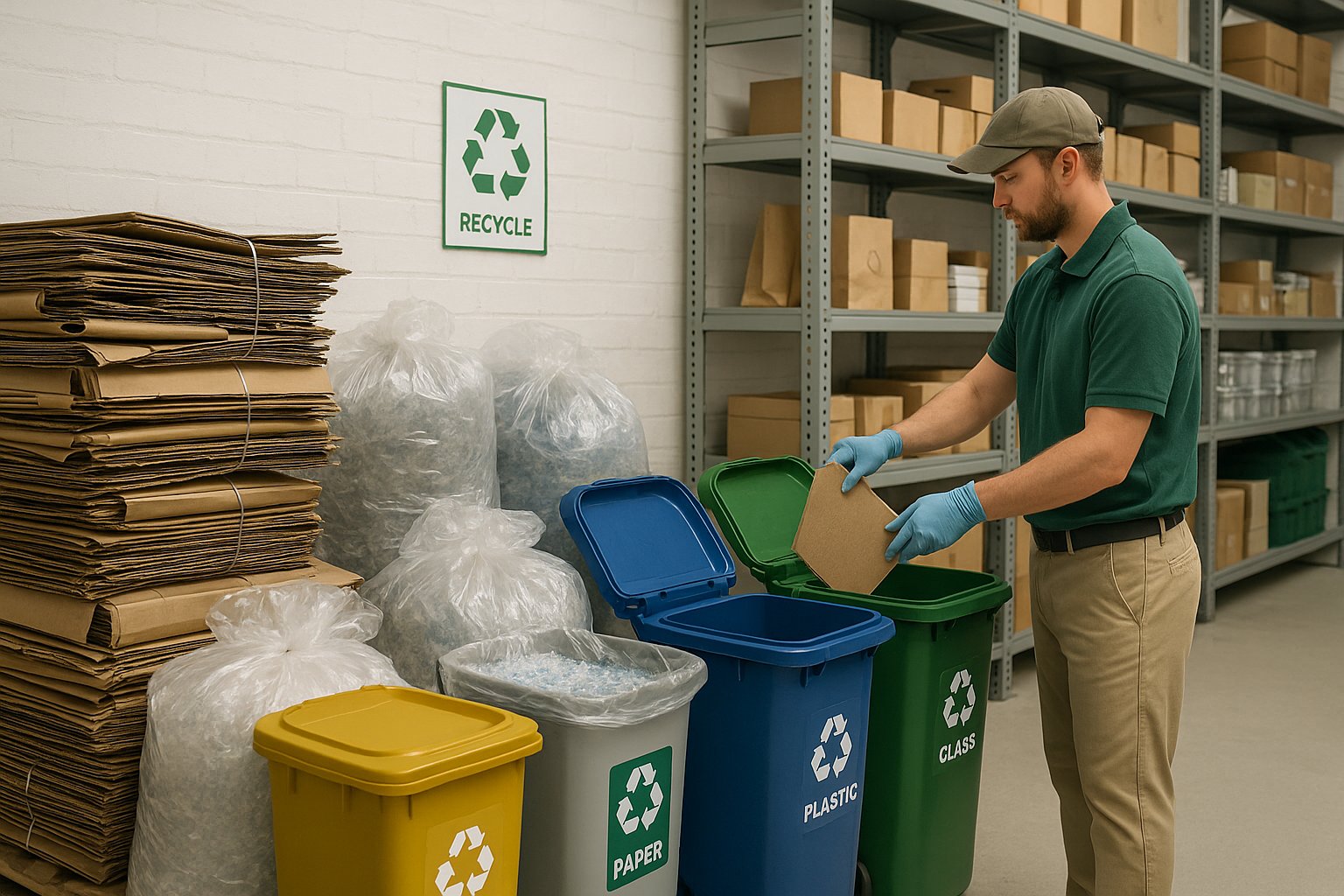 Экологическая утилизация в розничной торговле: отходы упаковки в магазинах