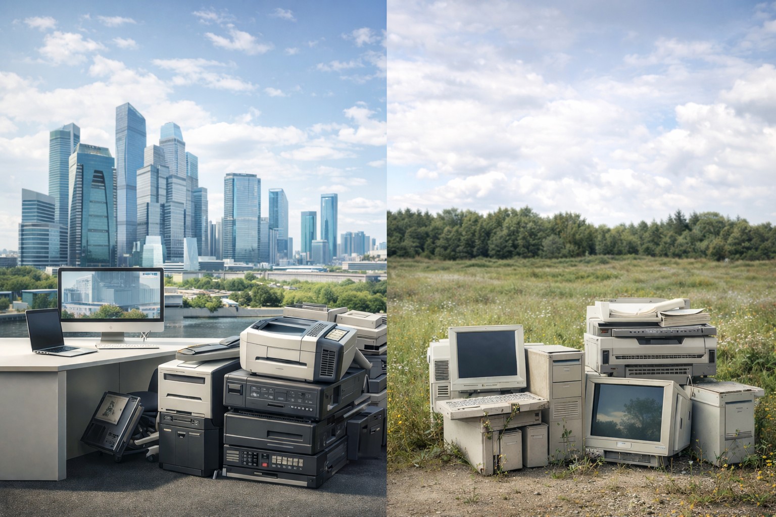 Сравнение стоимости утилизации оргтехники в Москве и области в 2025–2026: где выгоднее