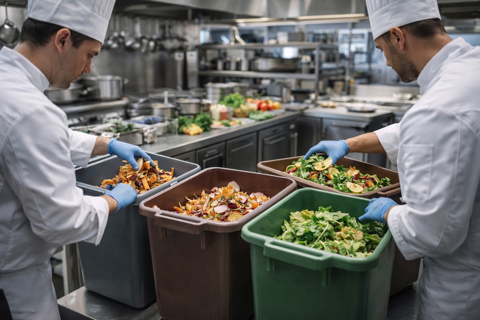 Сравнение разных способов утилизации пищевых отходов для ресторанов и кафе в Москве