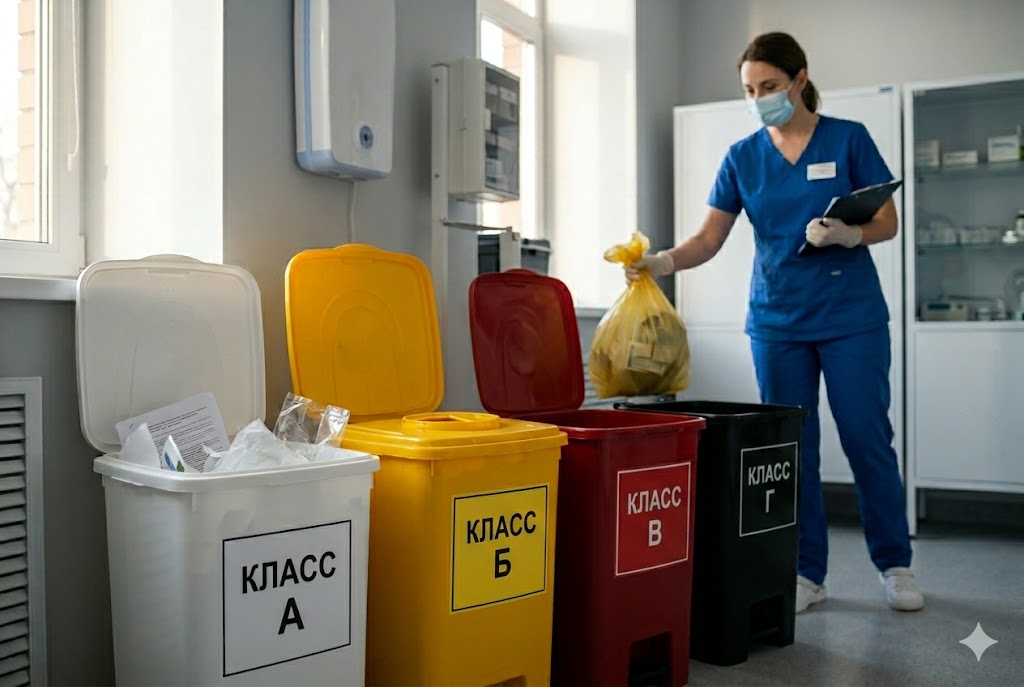 Классификация медицинских отходов в 2026 году: Полный гид по классам А, Б, В и Г