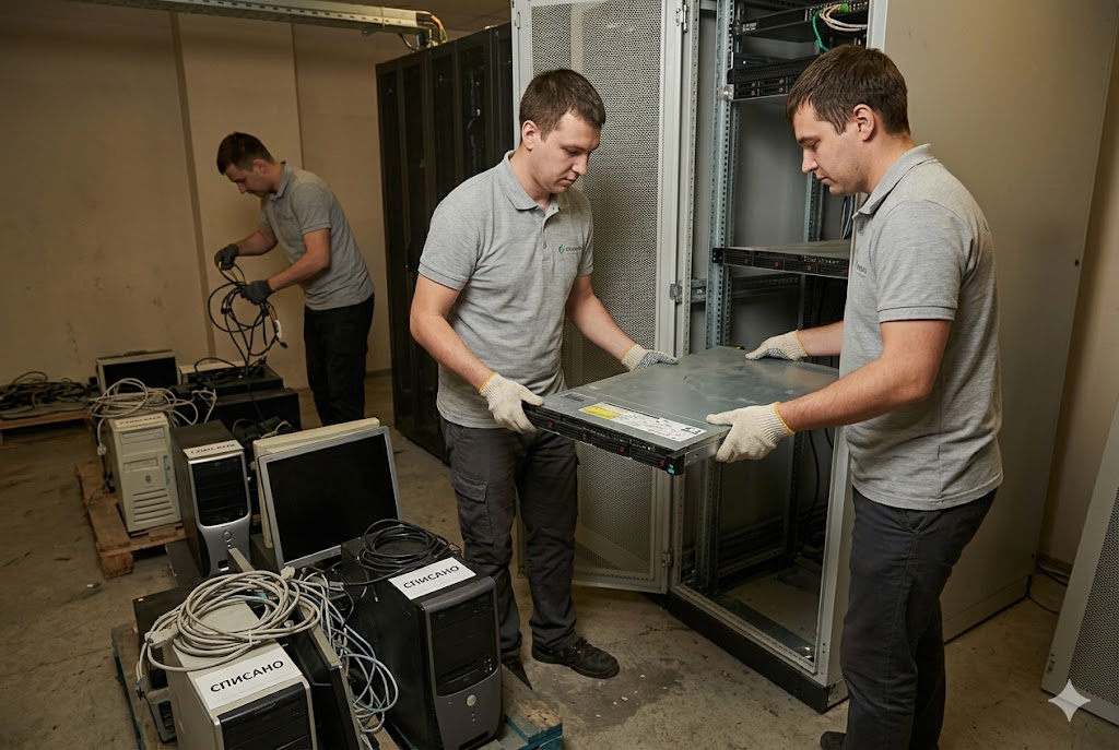 Списание и утилизация серверов, компьютеров и оргтехники для IT-компаний: правовые и технические аспекты