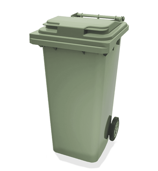 пластиковый мусорный контейнер